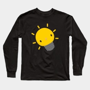 Kawaii lightbulb Long Sleeve T-Shirt